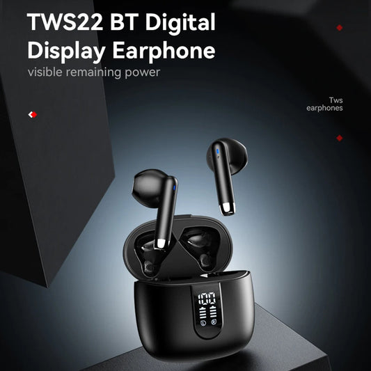 Handsfree Bluetooth Yesido TWS22, TWS, Čierna