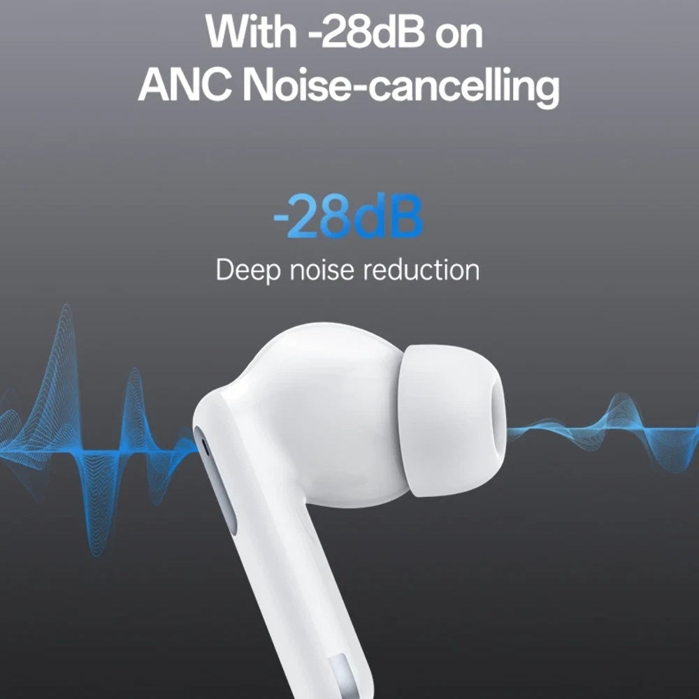 Handsfree Bluetooth Yesido TWS34, TWS, ANC, Biela