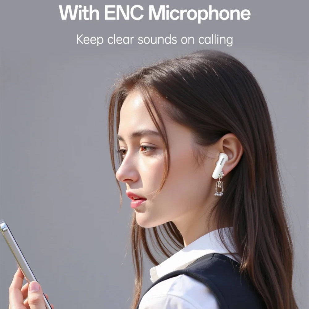 Handsfree Bluetooth Yesido TWS34, TWS, ANC, Biela