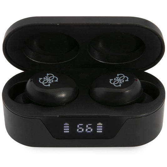 Handsfree Bluetooth Guess Classic Logo, TWS, Čierna