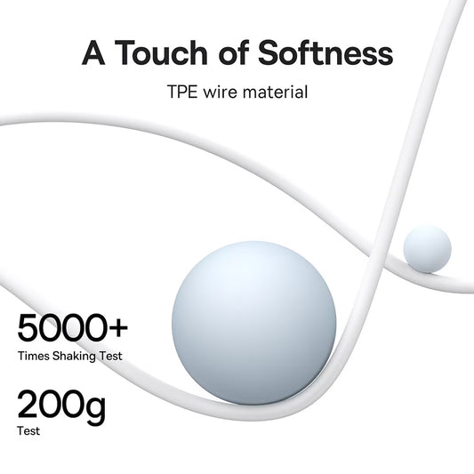 Handsfree USB-C Baseus Encok C18, biela NGCR030102