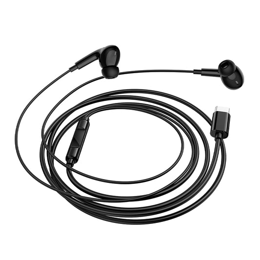 Handsfree USB-C Borofone BM100 Pro Fuente, Čierna