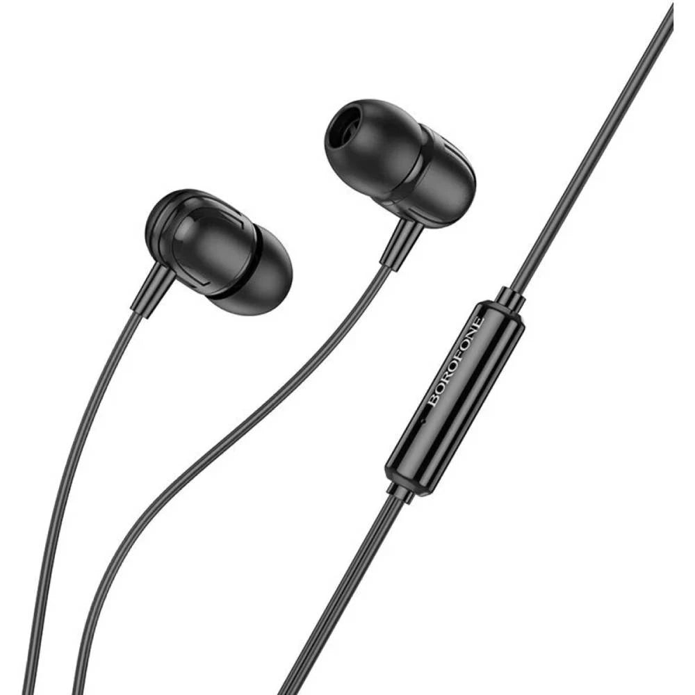 Handsfree USB-C Borofone BM77 Delicious, Čierna