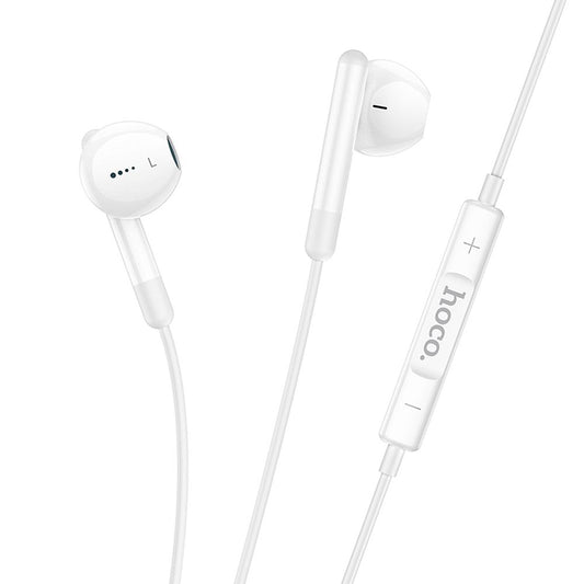 Handsfree USB-C HOCO M93, biele