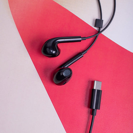 Handsfree USB-C MaXlife MXEP-04, Čierna