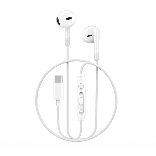 Handsfree USB-C WiWu EB314, biele