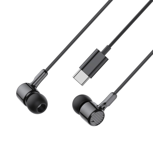 Handsfree USB-C XO Design EP81, Čierna
