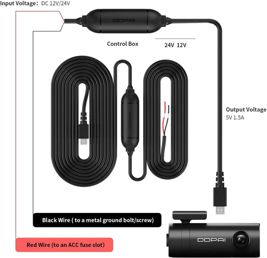 Hardwire DDPAI pre kameru Mini Pro