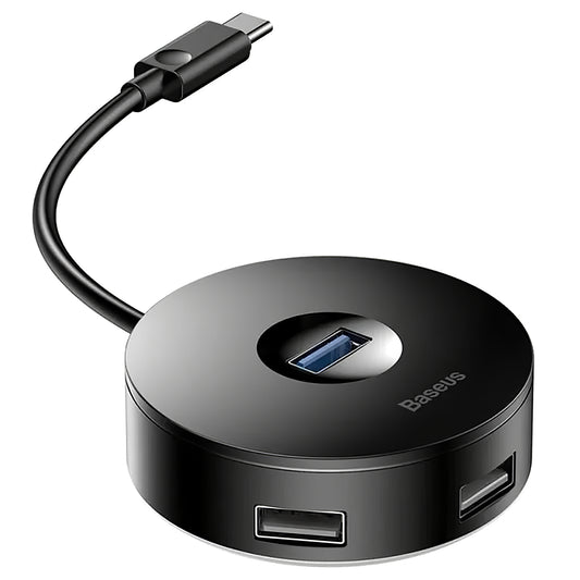Baseus AirJoy USB-C rozbočovač, 3 x USB-A - 1 x USB-A 3.0, čierny CAHUB-G01 CAHUB-G01