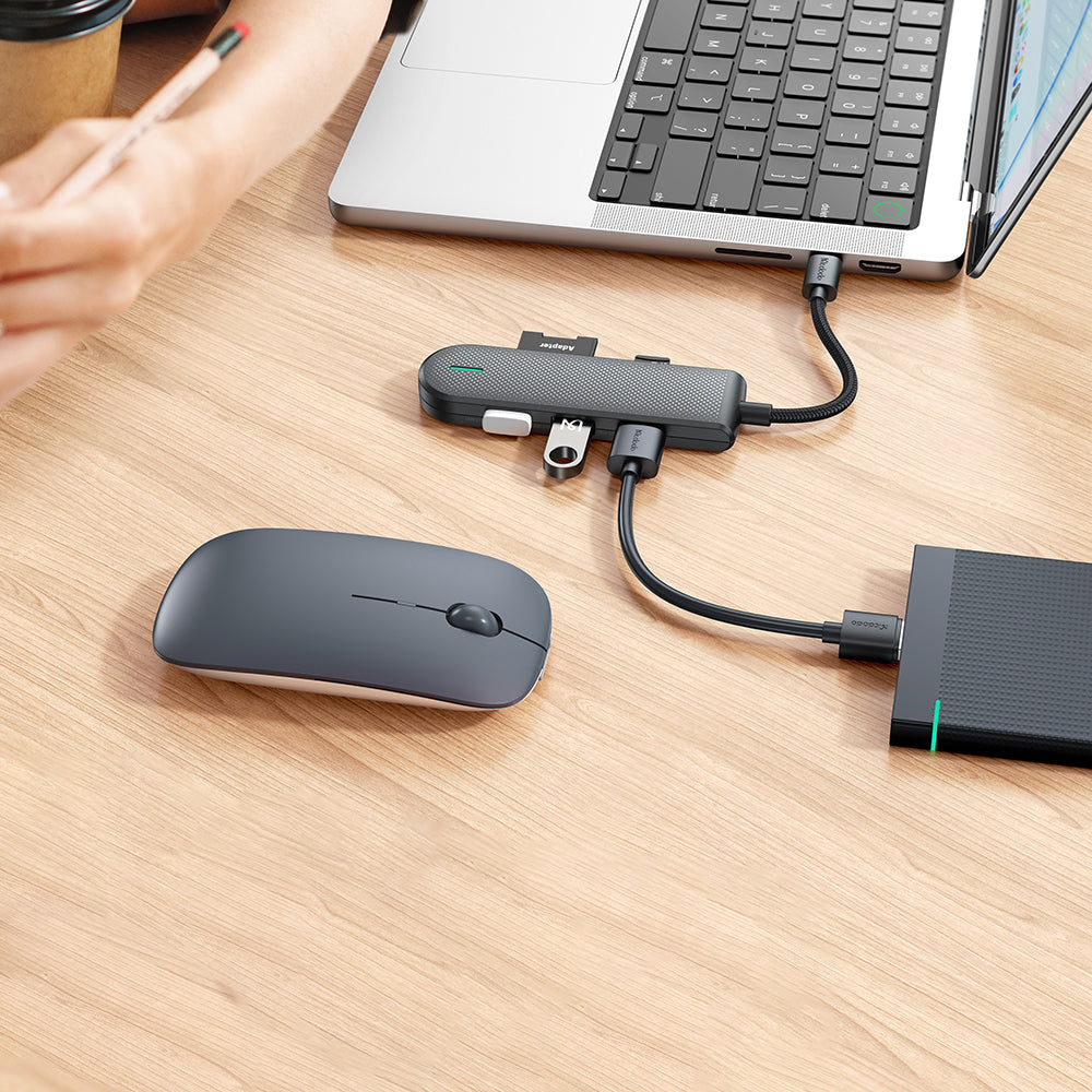 Hub USB-C McDodo HU-1430 Star, 5v1, Čierny