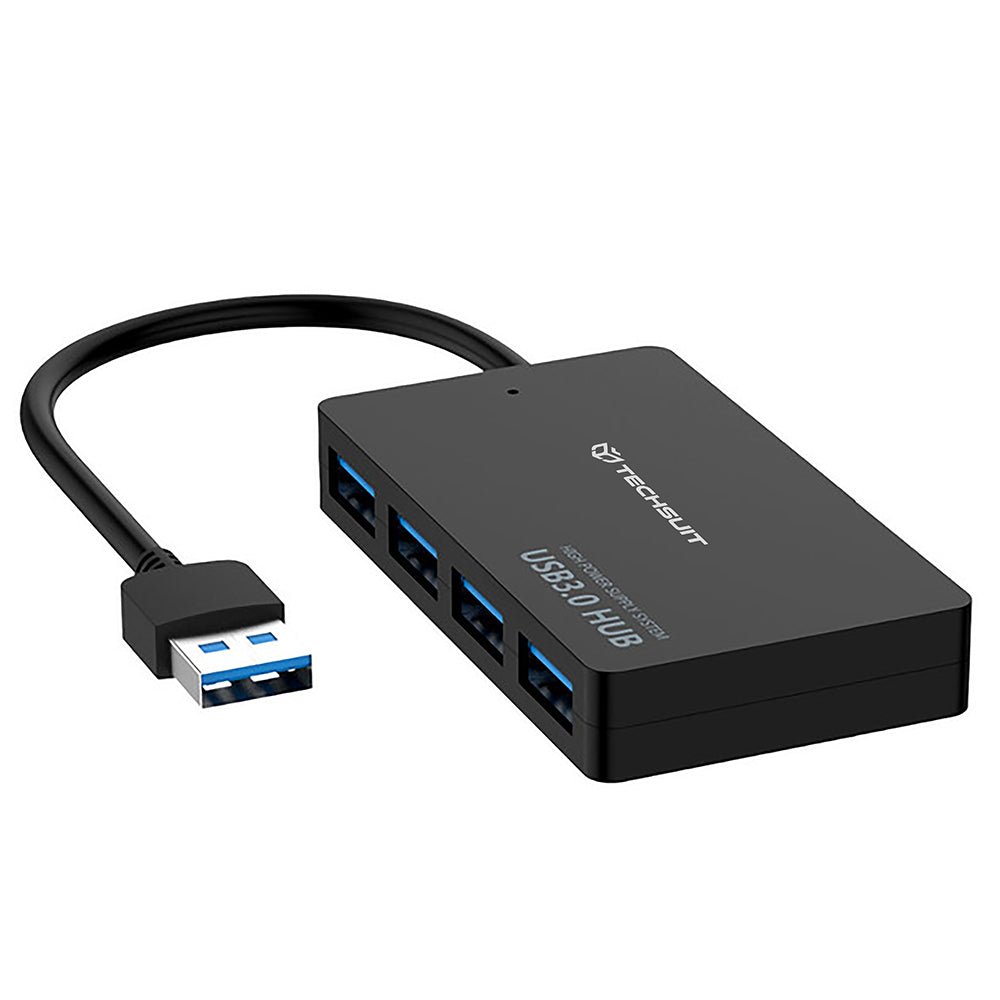 USB Hub Techsuit H15 QuantumNode, 4v1, Čierny