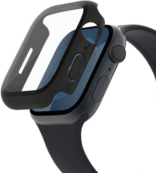 Puzdro Belkin ScreenForce TemperedCurve pre Apple Watch 40mm / 41mm Series, čierne OVG003zzBK-REV