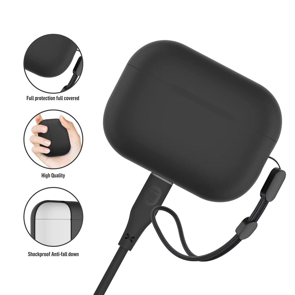 Obal Blueo Liquid pre Apple AirPods Pro 2, námornícka modrá