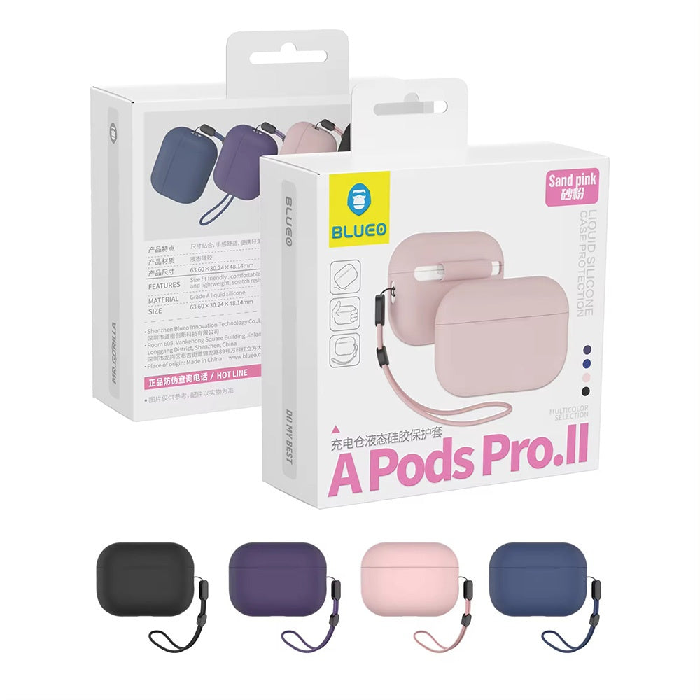 Obal Blueo Liquid pre Apple AirPods Pro 2, Ružový