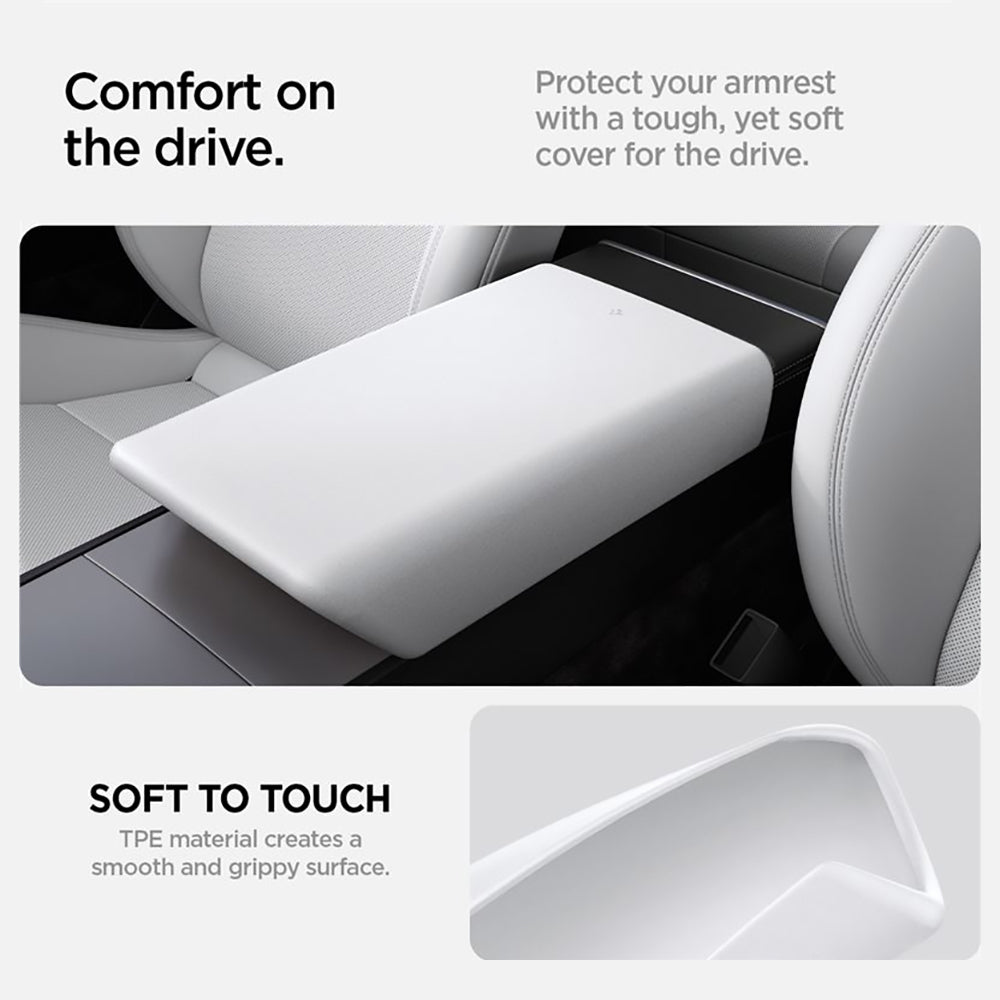 Obal na lakťovú opierku auta Spigen TO240H pre Tesla Y Juniper / 3 Highland ACP07646