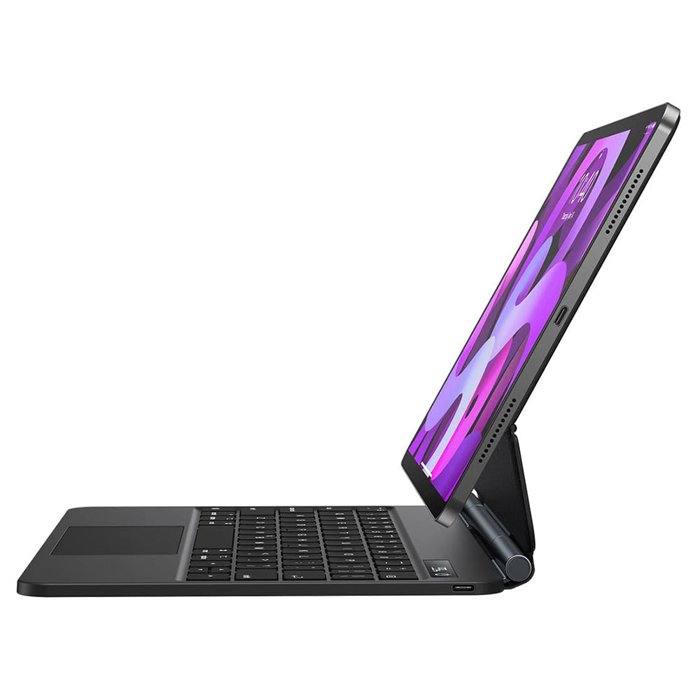 Puzdro s klávesnicou pre Apple iPad Pro 12.9 (2022) / Pro 12.9 (2021) / Pro 12.9 (2020) / Pro 12.9 (2018), Baseus, Brilliance, Sivé