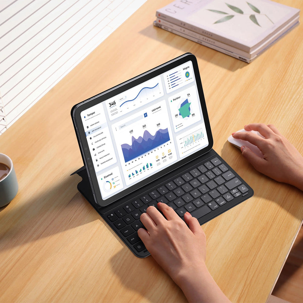 Keyboard Case for Apple iPad Pro 12.9 (2022) / Pro 12.9 (2021) / Pro 12.9 (2020) / Pro 12.9 (2018), Baseus, Brilliance, Black