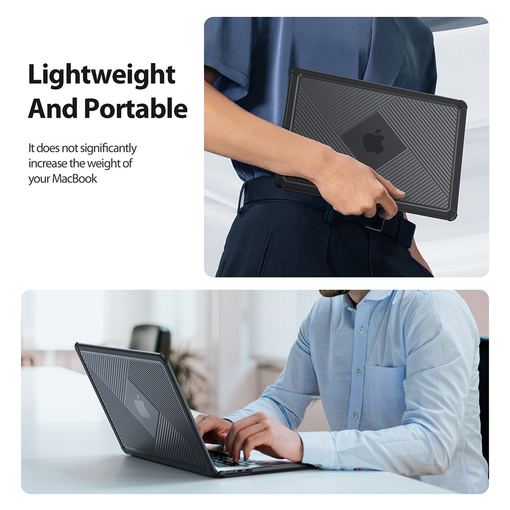 Puzdro DUX DUCIS LCGH pre Apple MacBook Pro 14 palcov (2023) / (2021), Ružové