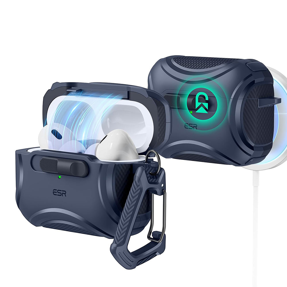 Puzdro ESR Cyber pre Apple AirPods Pro Series, Modré