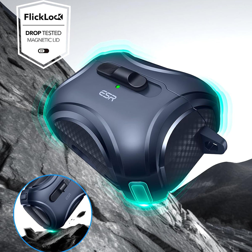 Puzdro ESR Cyber pre Apple AirPods Pro Series, Modré