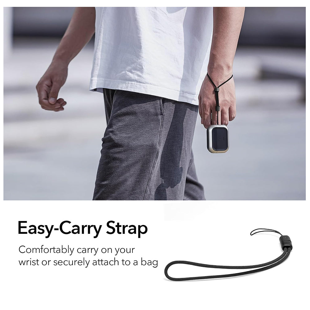 Puzdro ESR Orbit Hybrid pre Apple AirPods 4, Biela