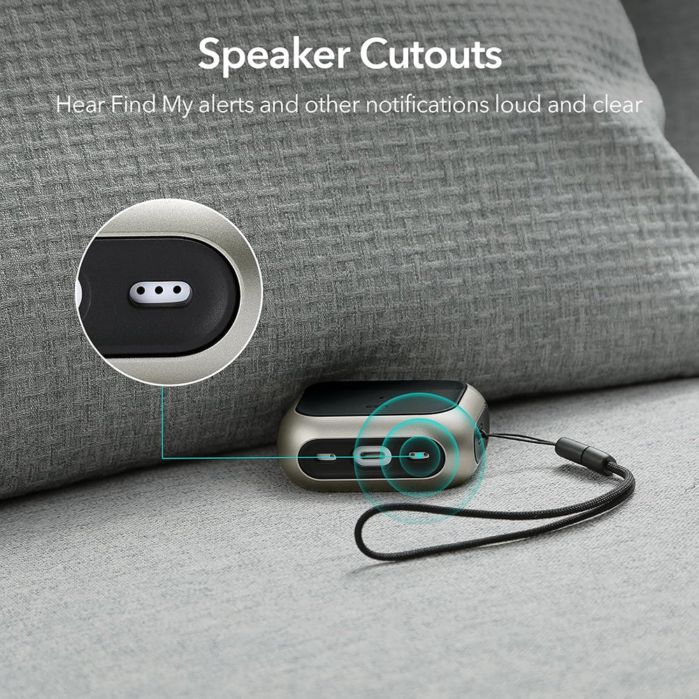 Puzdro ESR Orbit Hybrid pre Apple AirPods 4, modré