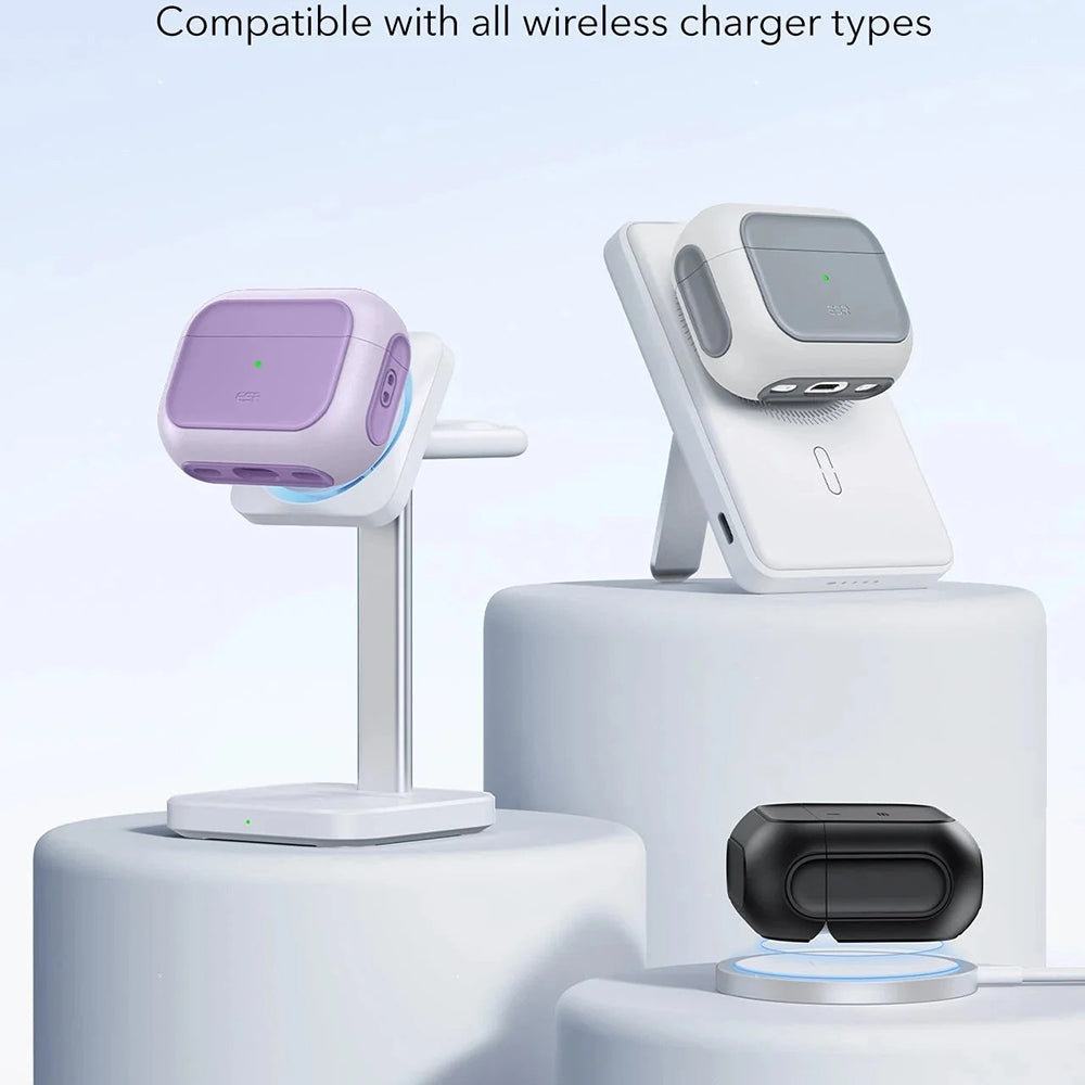 ESR Orbit Hybrid Case for Apple AirPods Pro 3, Purple