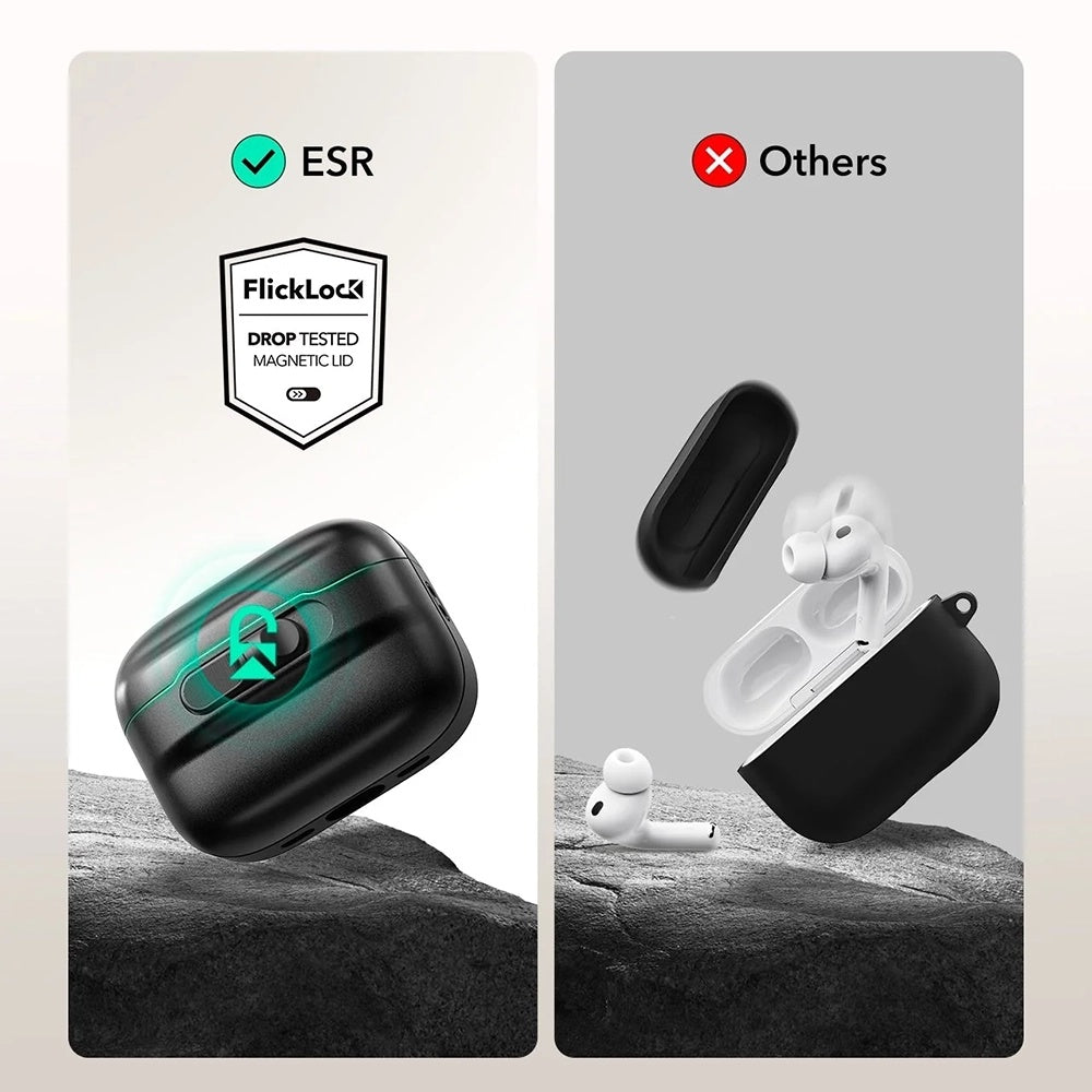 Puzdro ESR Pulse Magnetic FlickLock pre Apple AirPods Pro 3, Biela