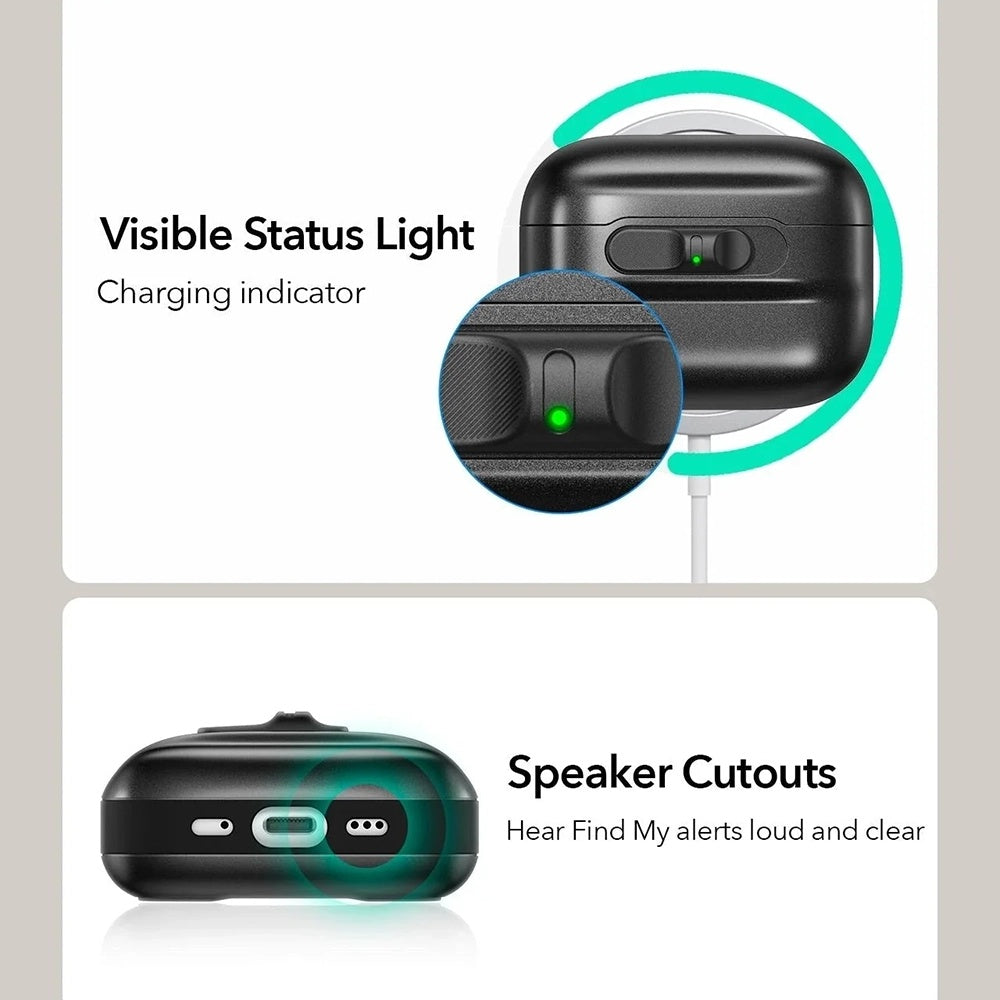 Puzdro ESR Pulse Magnetic FlickLock pre Apple AirPods Pro 3, Biela