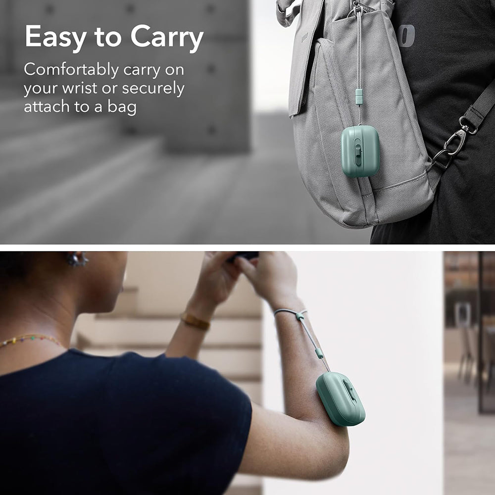 Puzdro ESR Pulse pre Apple AirPods 4, Zelené