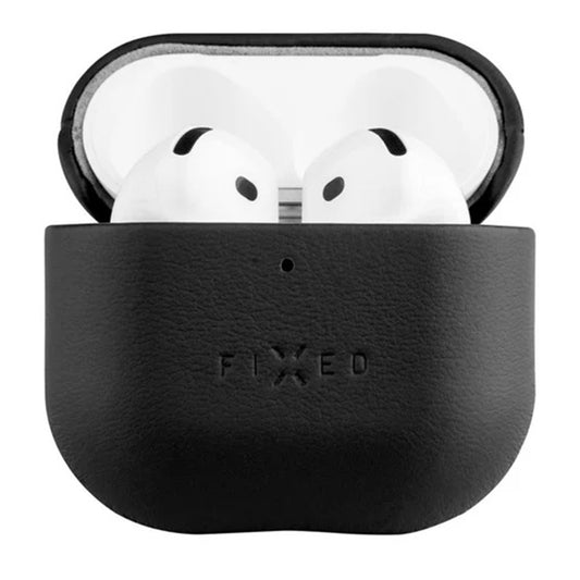 Fixed PodsLeather Case for Apple AirPods 4, Black