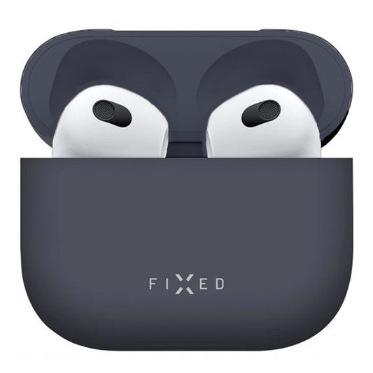 Fixed Silky Case for Apple AirPods 4, Blue