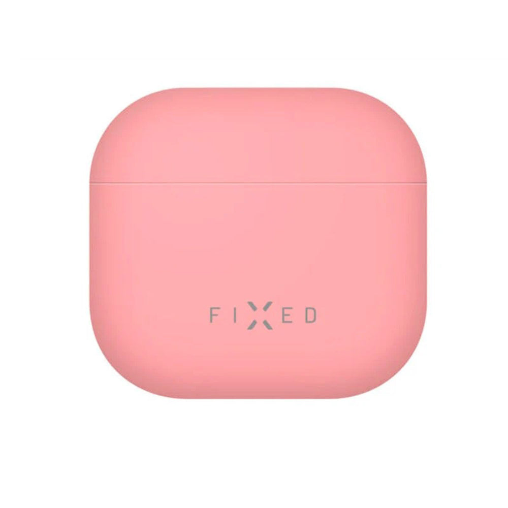 Puzdro Fixed Silky pre Apple AirPods 4, Ružové