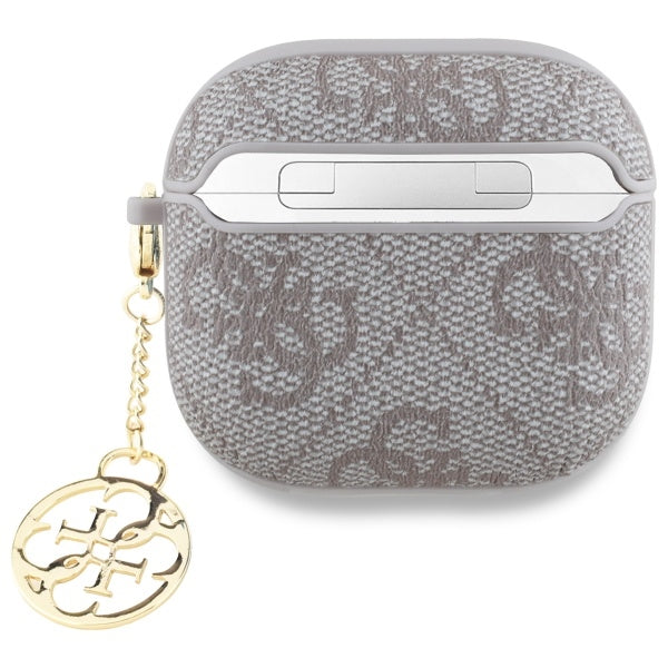 Puzdro Guess 4G Charm pre Apple AirPods 4, Ružové