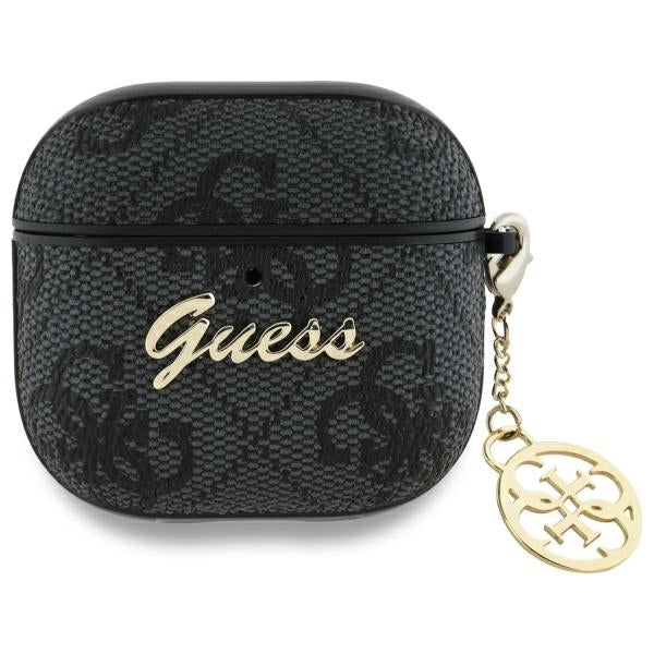 Puzdro Guess 4G Charm pre Apple AirPods 4, Čierne