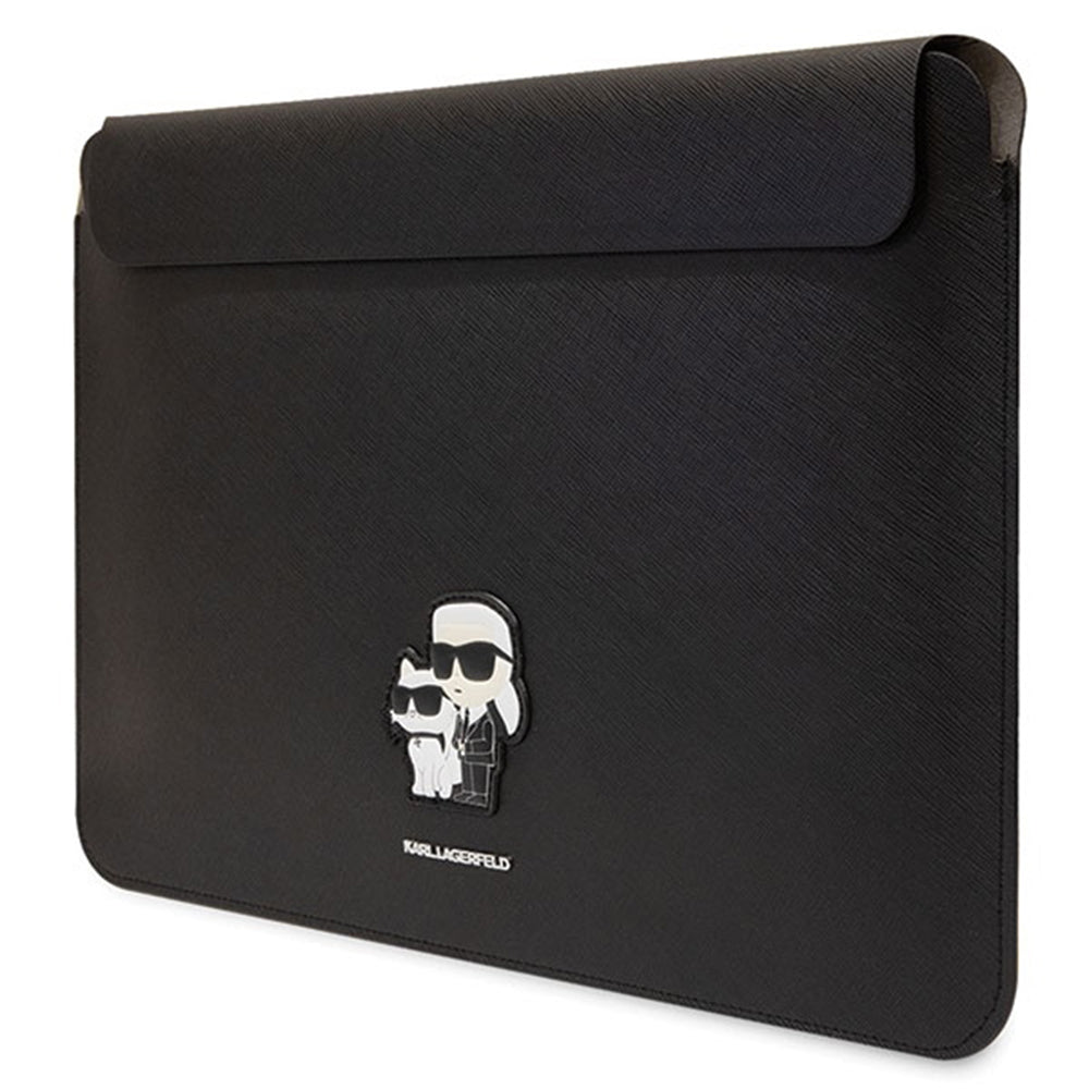 Puzdro Karl Lagerfeld Saffiano pre Laptop 14inch, Čierne