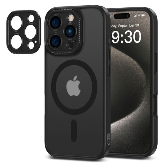 Puzdro MagSafe pre Apple iPhone 16 Pro Max, Tech-Protect, Magcam, čierne