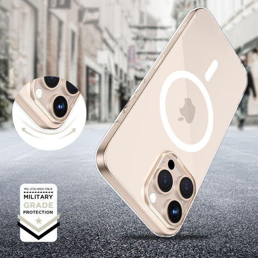 Puzdro MagSafe pre Apple iPhone 16 Pro, Tech-Protect, Flexair+, priehľadné