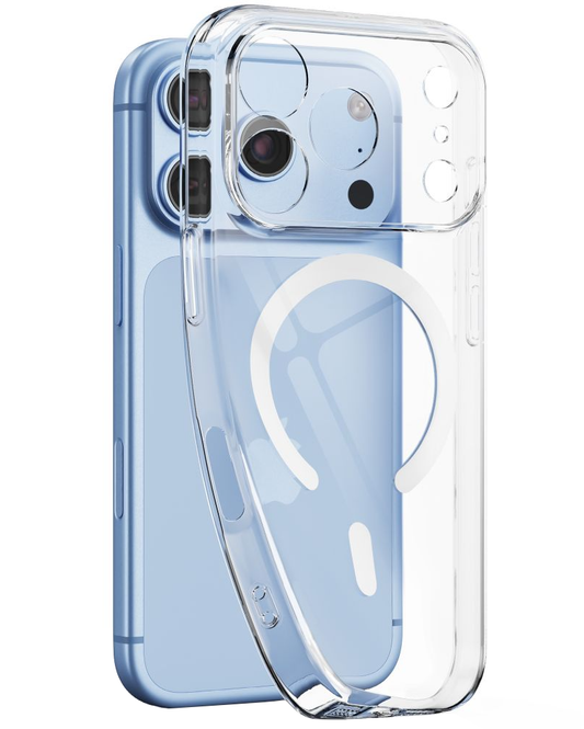 MagSafe puzdro pre Apple iPhone 18 Pro / 17 Pro, Tech-Protect, Flexair, Priehľadné