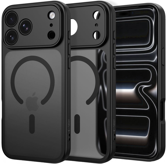 MagSafe puzdro pre Apple iPhone 18 Pro Max / 17 Pro Max, Tech-Protect, BasicMag, Matná čierna
