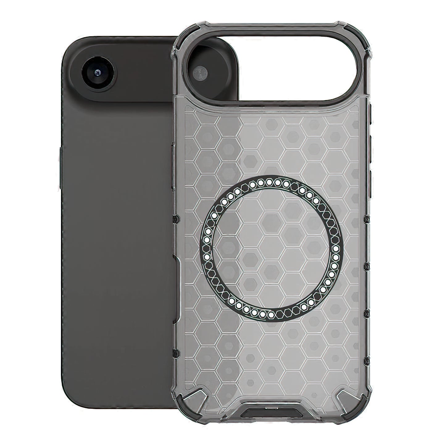 Puzdro MagSafe pre Apple iPhone 17 Air, Techsuit, HoneyComb Shield, Čierne
