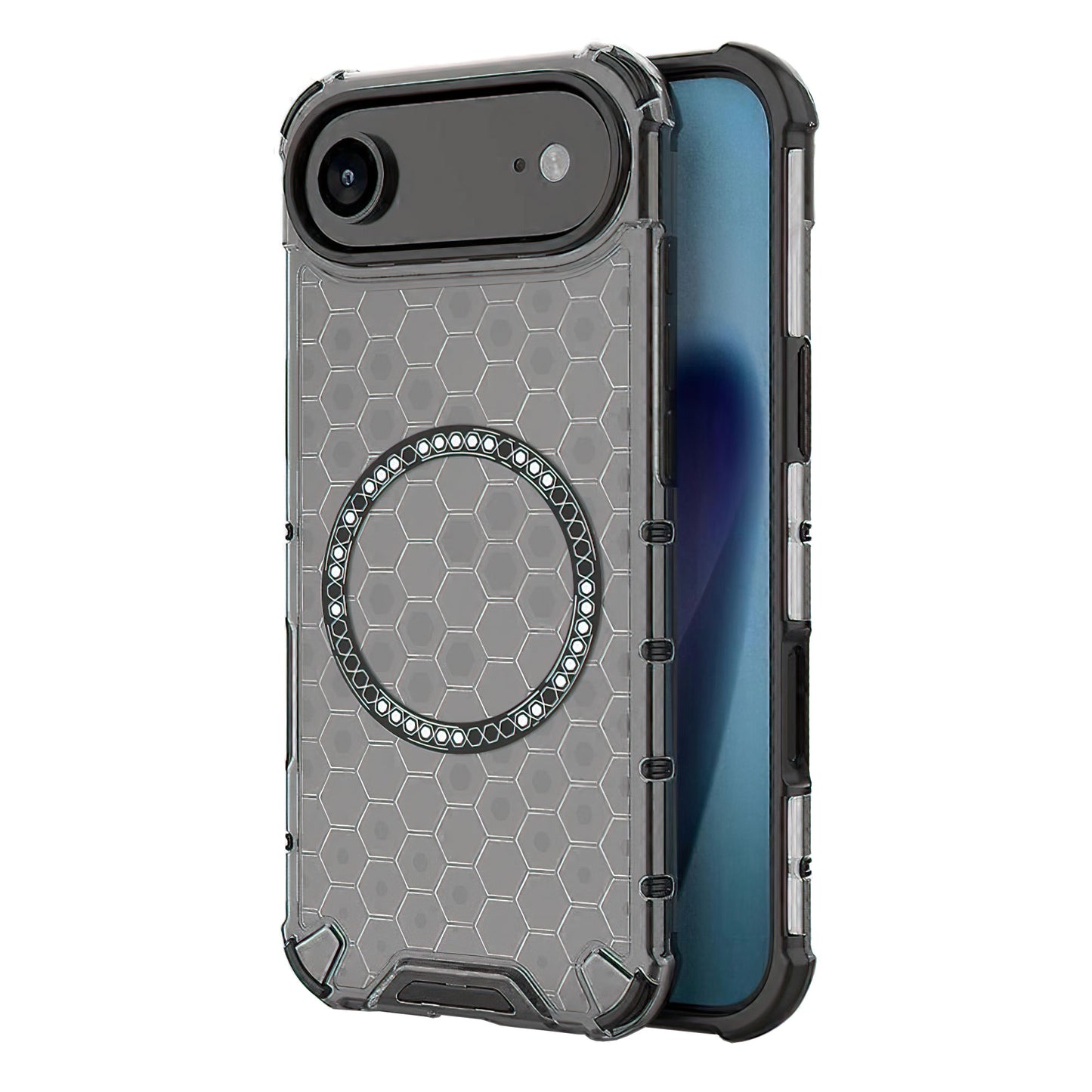 Puzdro MagSafe pre Apple iPhone 17 Air, Techsuit, HoneyComb Shield, Čierne