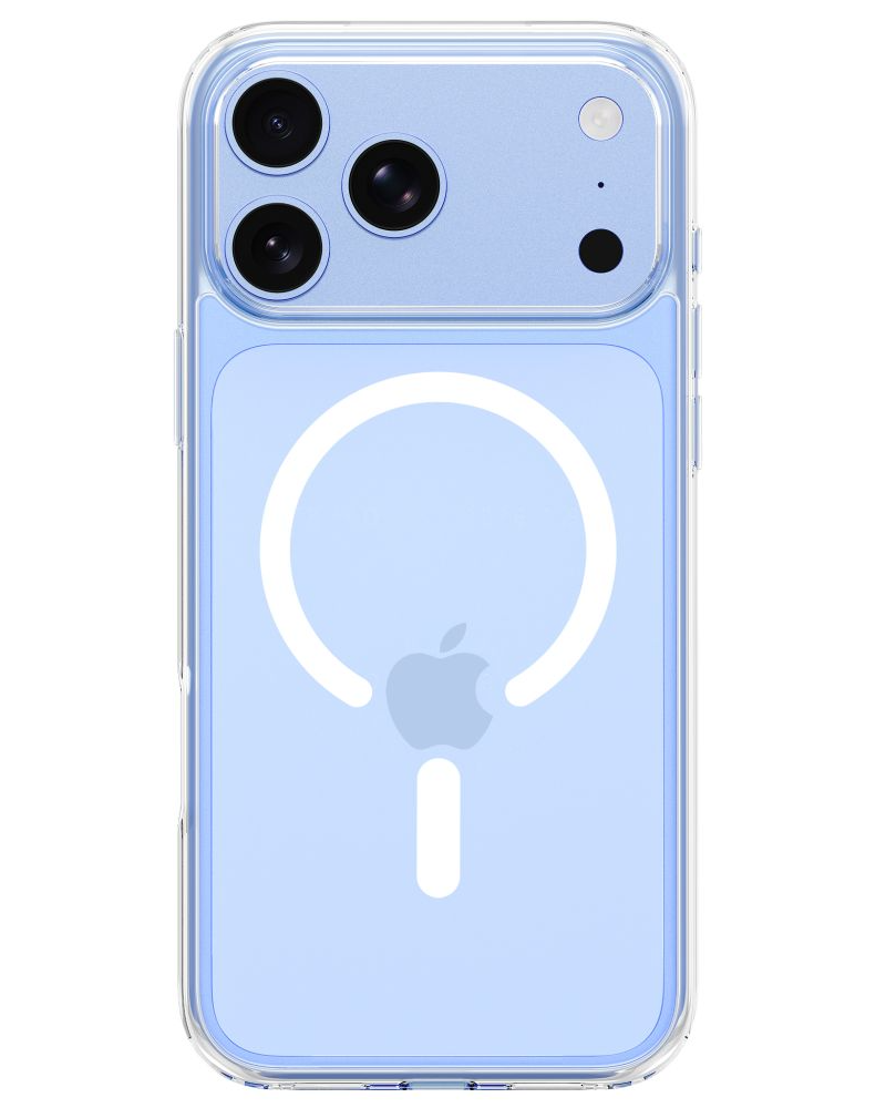 MagSafe puzdro pre Apple iPhone 18 Pro / 17 Pro, Tech-Protect, Flexair Hybrid s ochranným sklom, priehľadné