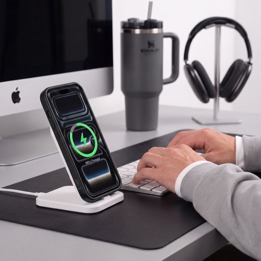 MagSafe puzdro pre Apple iPhone 18 Pro / 17 Pro, Tech-Protect, BasicMag, Matná čierna