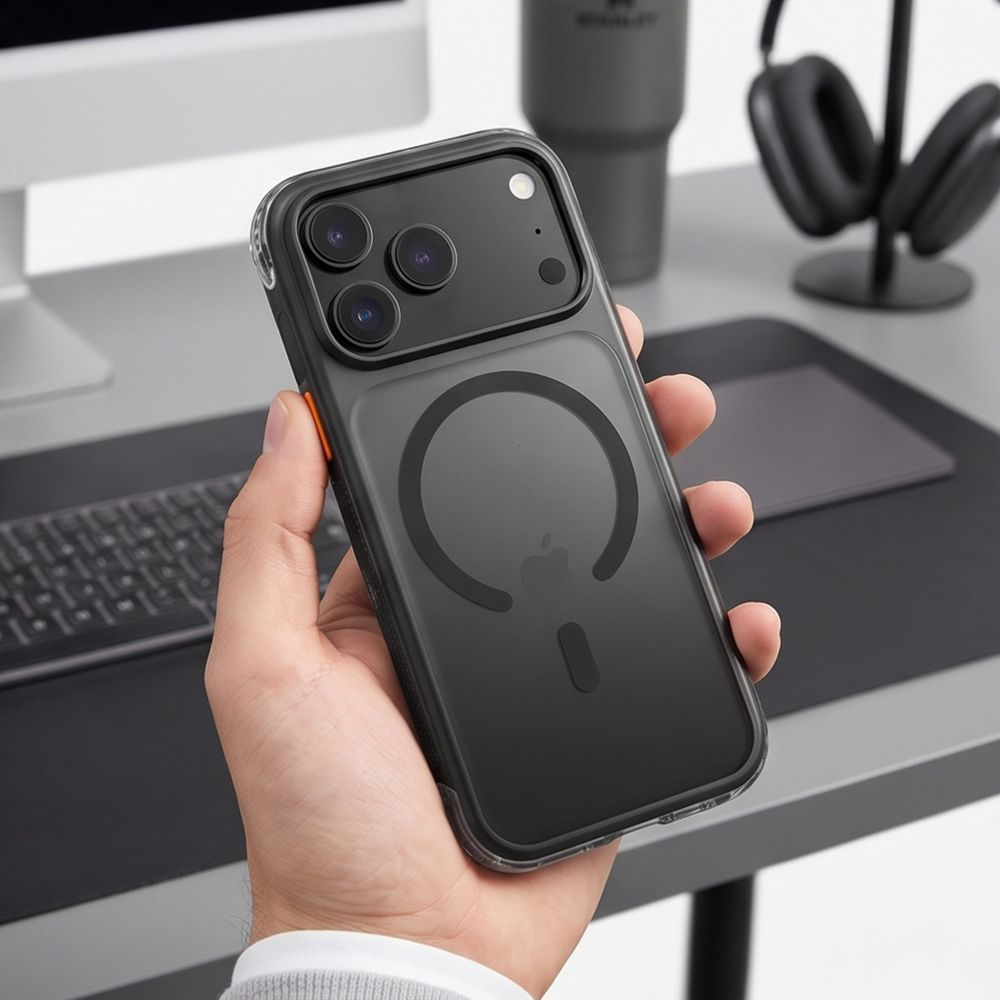 MagSafe Case for Apple iPhone 18 Pro Max / 17 Pro Max, Tech-Protect, MagAir CC, Matte Black