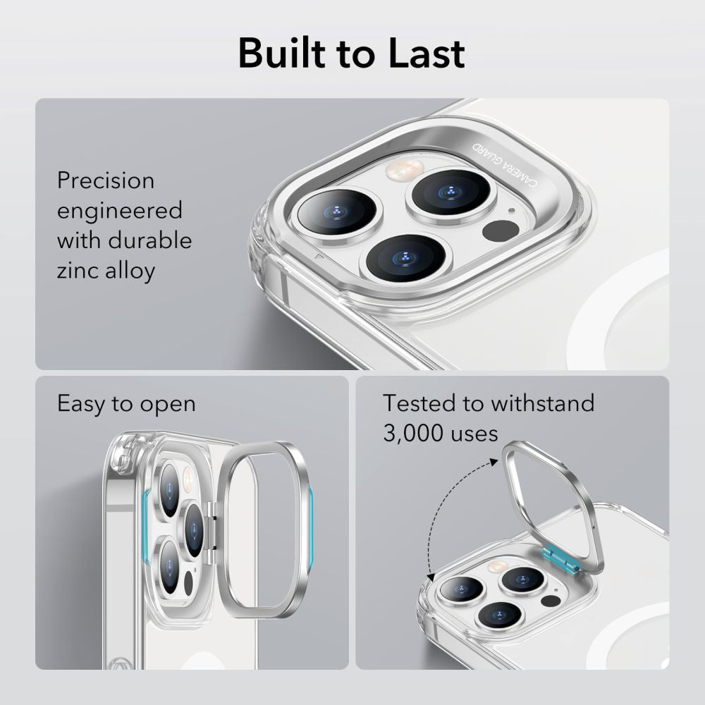 Puzdro MagSafe pre Apple iPhone 14 Pro, ESR, Classic Kickstand, Transparentné