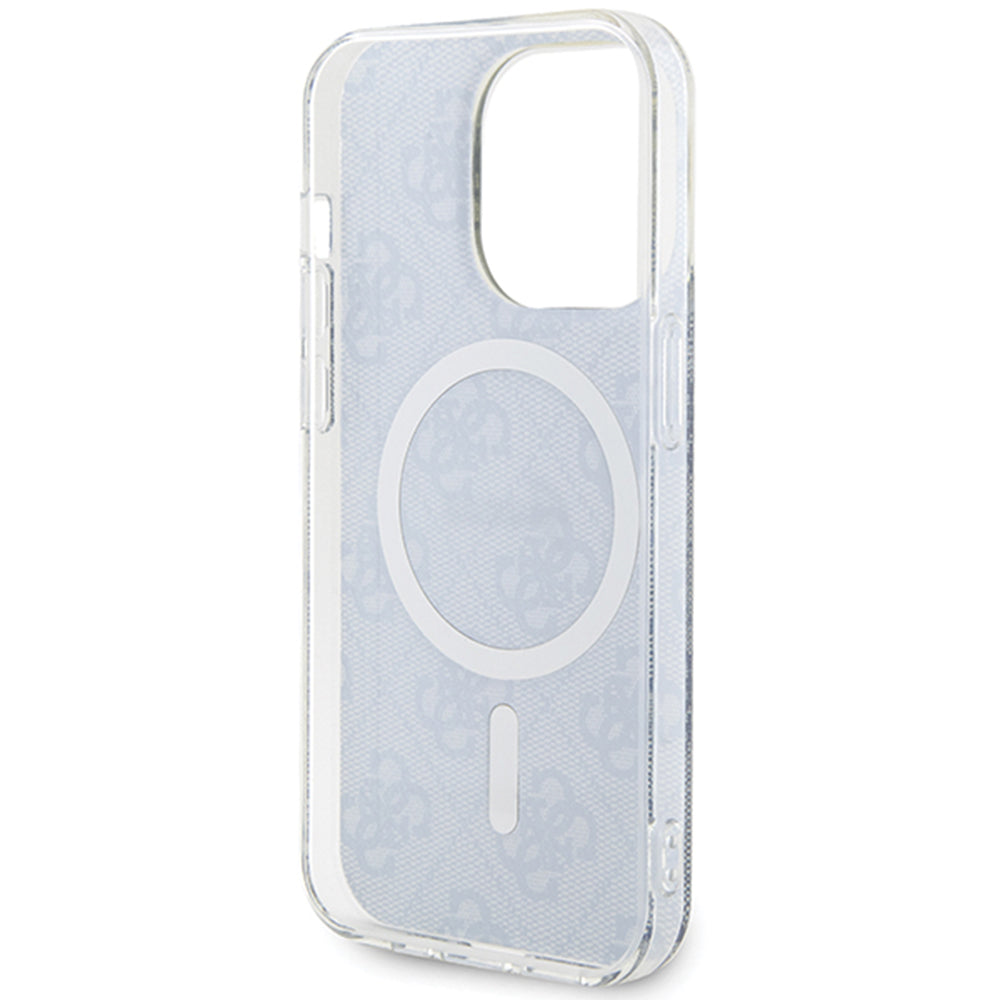 Puzdro MagSafe pre Apple iPhone 15, Guess, IML 4G, Modrá