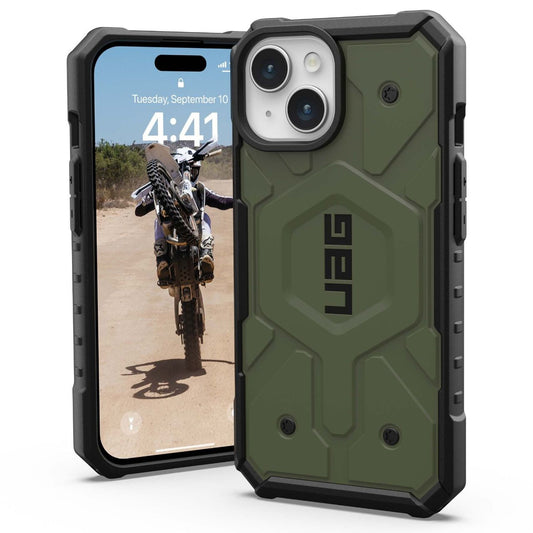MagSafe puzdro pre Apple iPhone 15 Plus, Urban Armor Gear, Pathfinder, Zelené