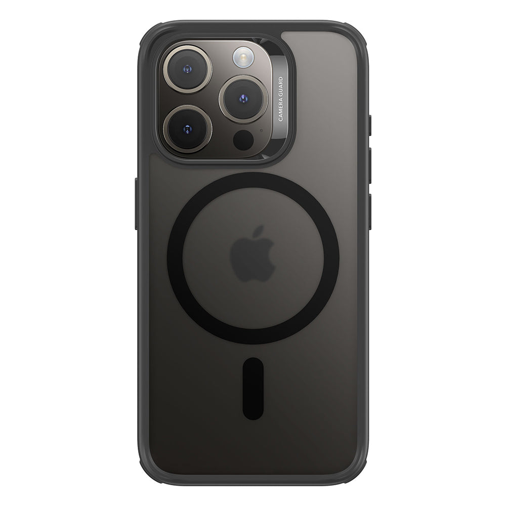 Puzdro MagSafe pre Apple iPhone 15 Pro Max, ESR, Classic Hybrid, Saténová čierna