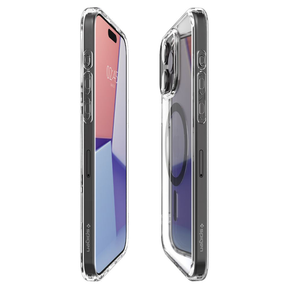 Puzdro MagSafe pre Apple iPhone 15 Pro Max, Spigen, Ultra Hybrid, Čierne ACS06577